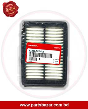 AIR FILTER 17220-5R0-008 HONDA GENUINE