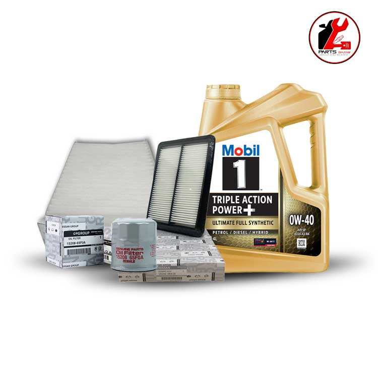 NISSAN All Brand (General Service Combo)- Engine Oil + AC Filter + Air Filter + Oil Filter